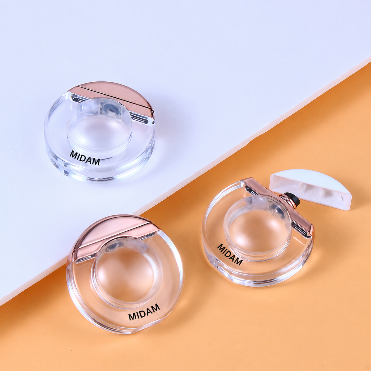 MB-0823 AS/실리콘 로즈골드 캡 미니 파운데이션 용기 14ml