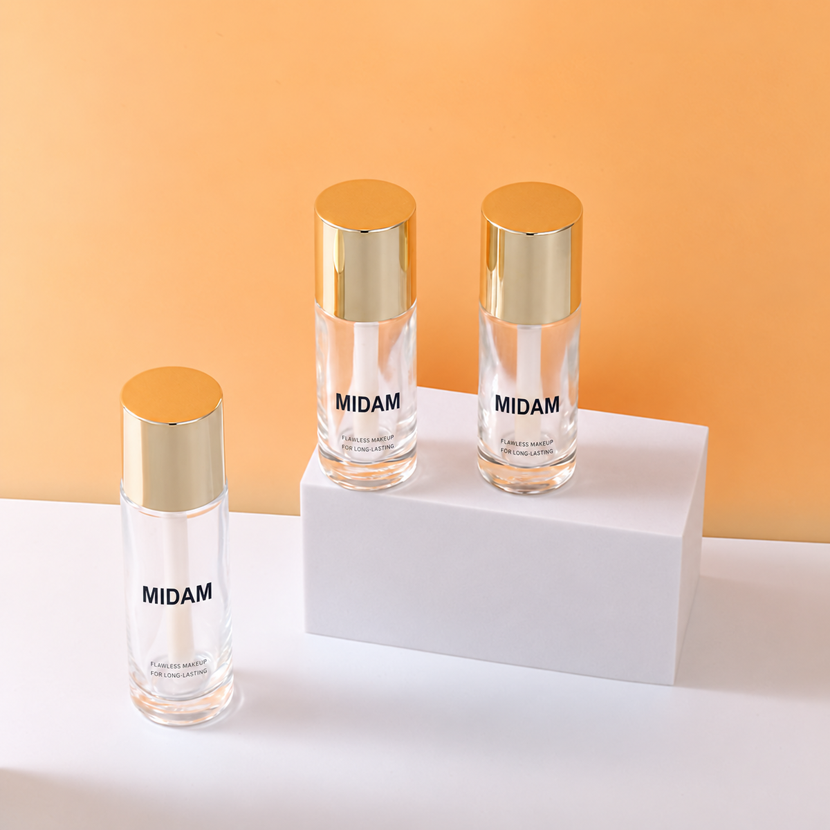 MB-0847 골드 캡 유리 컨실러 용기 20ml / 30ml