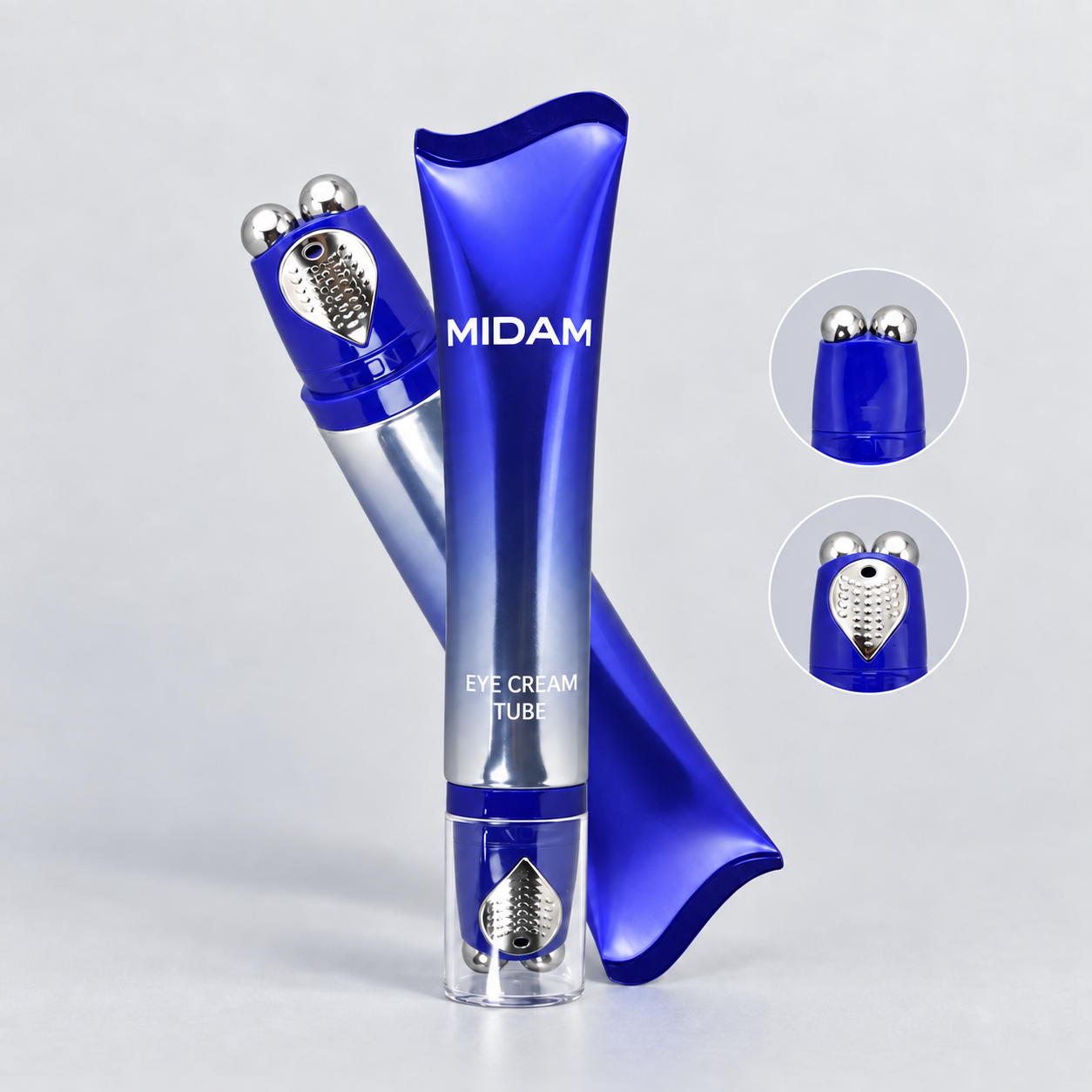 MB-0886 PE 더블 롤러 아이크림 튜브 용기 10–35ml