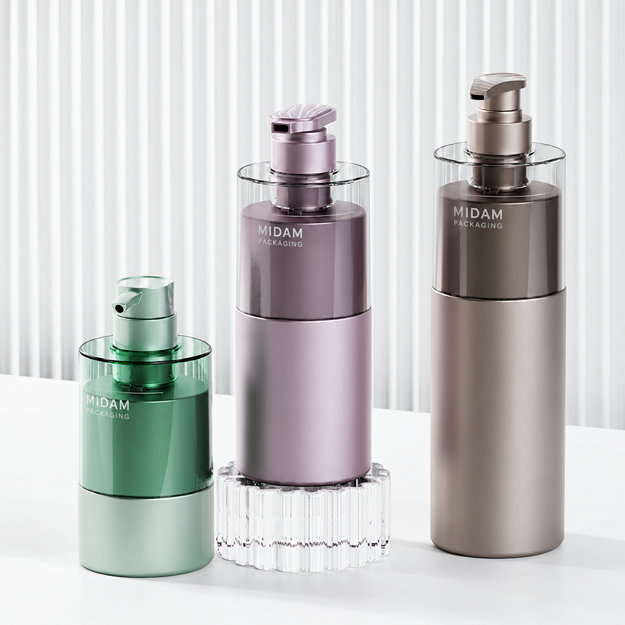 MB-0890 PE 대형 숄더 펌프 샴푸·바디워시 용기 300/500/750ml