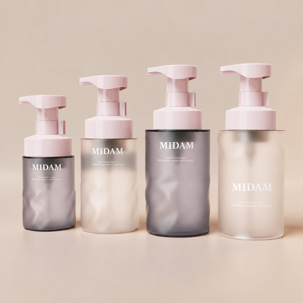 MB-0917 PET 물결형 포밍 펌프 용기 150/250/350ml