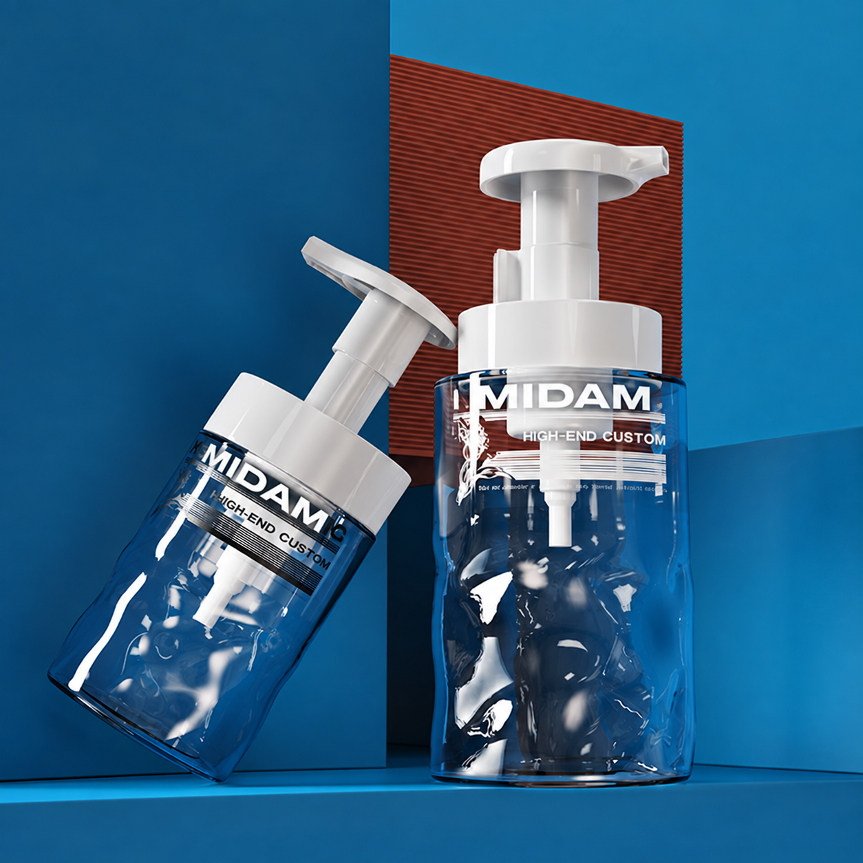 MB-0925 PET 물결형 포밍 펌프 용기 150/250ml 40mm