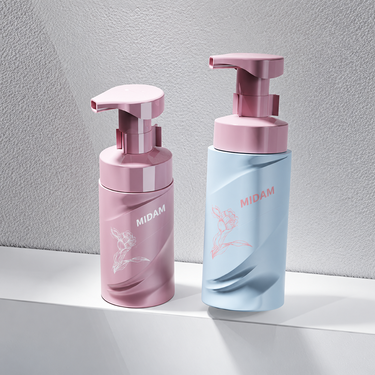 MB-0958 PET 스파이럴 리브 포밍 펌프 용기 150/250ml