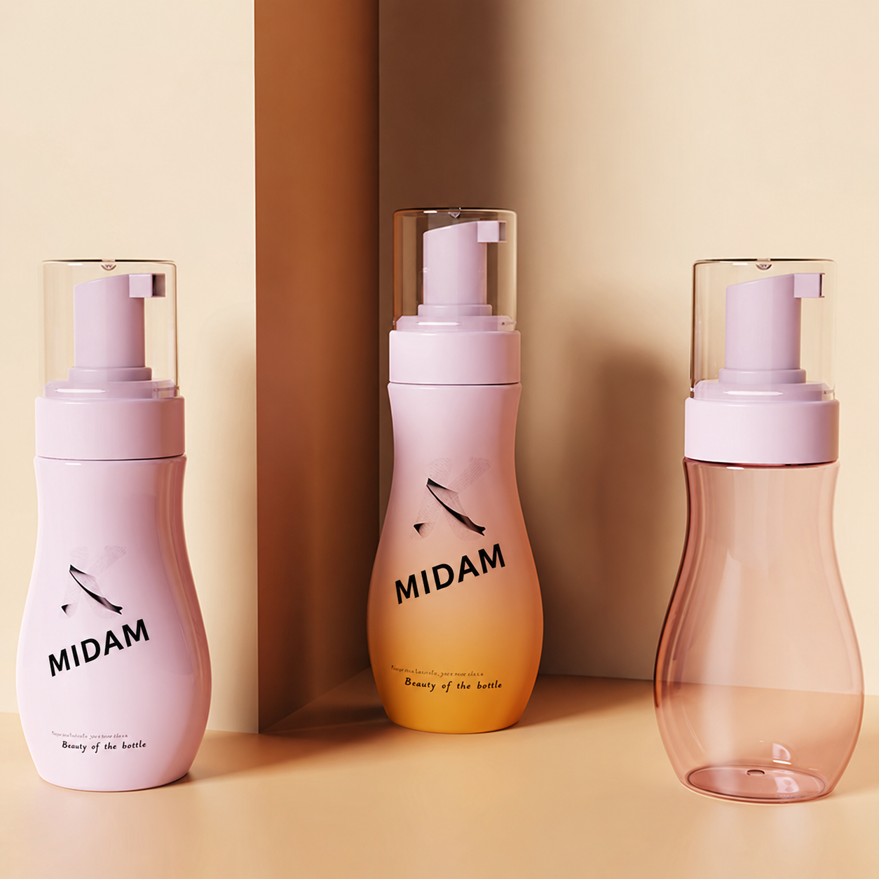 MB-0961 PET 슬림 웨이스트 포밍 펌프 용기 150/200ml
