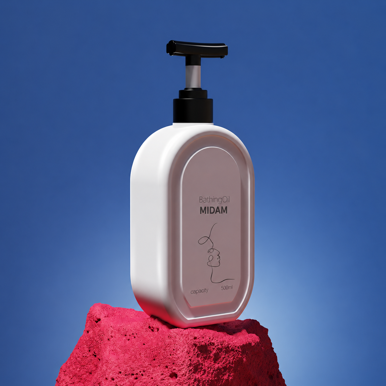 MB-0992 PE 오벌 샴푸 바디워시 용기 500ml