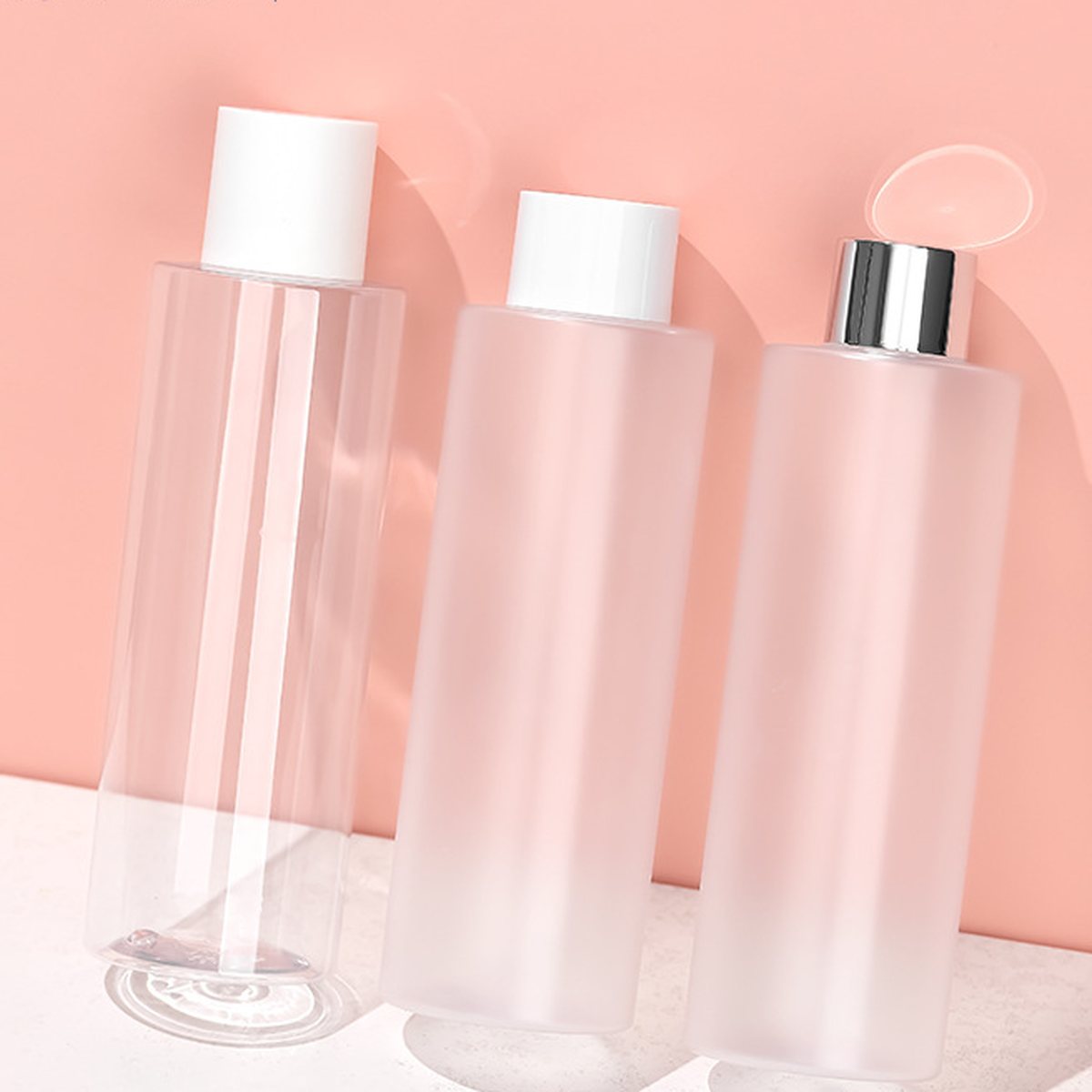 MB-0542 PETG 원형 샴푸·바디워시 용기 500ml