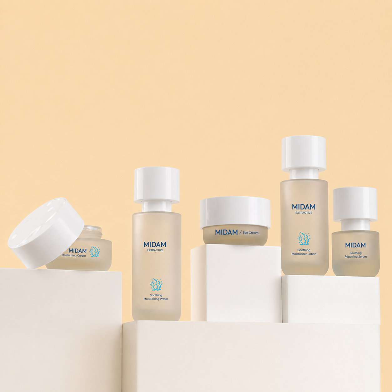 MB-0237 유리 로션·크림 용기 세트 30ml / 100ml / 30g / 50g