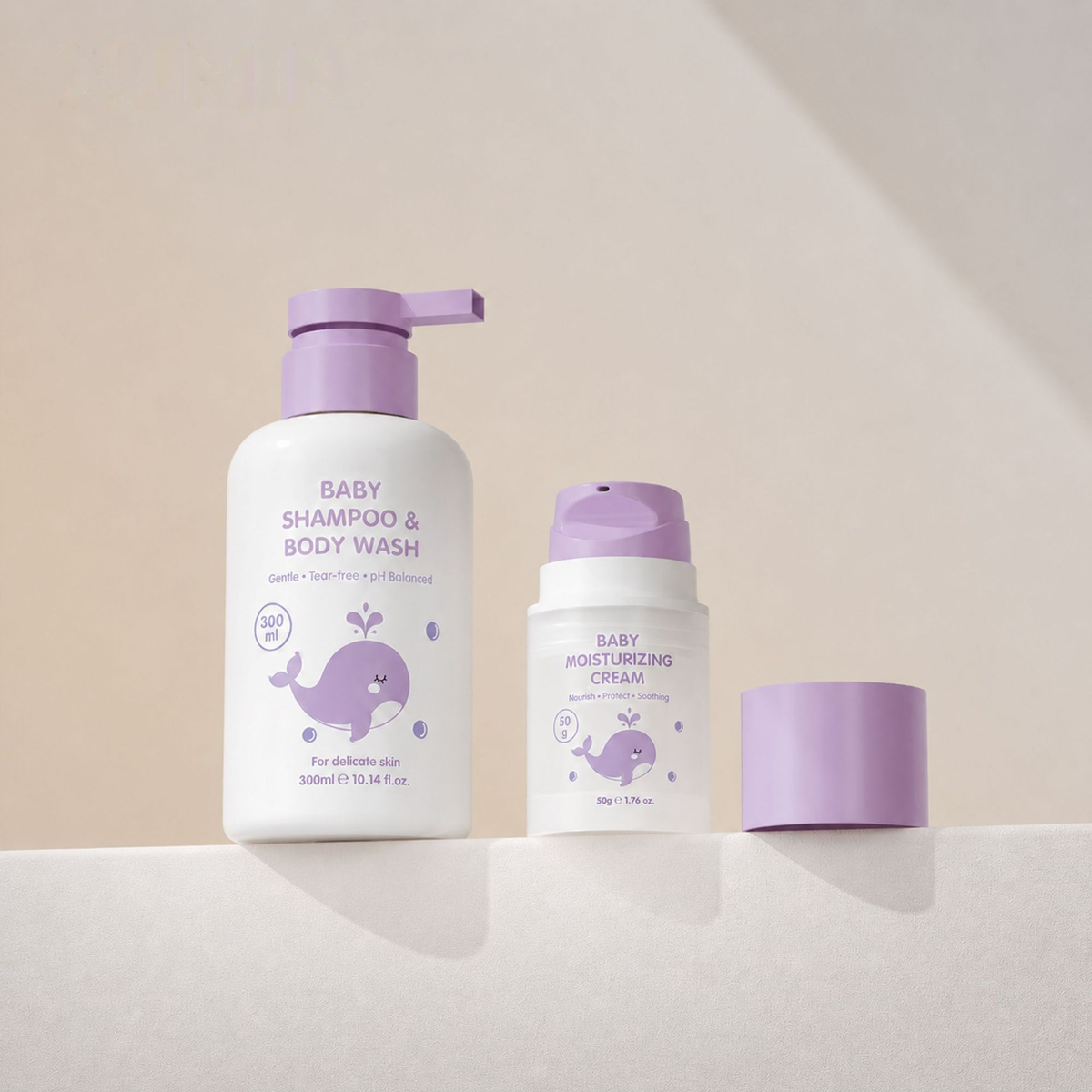 MB-0409 PETG·PP 바디케어 펌프 용기 세트 300ml / 50g