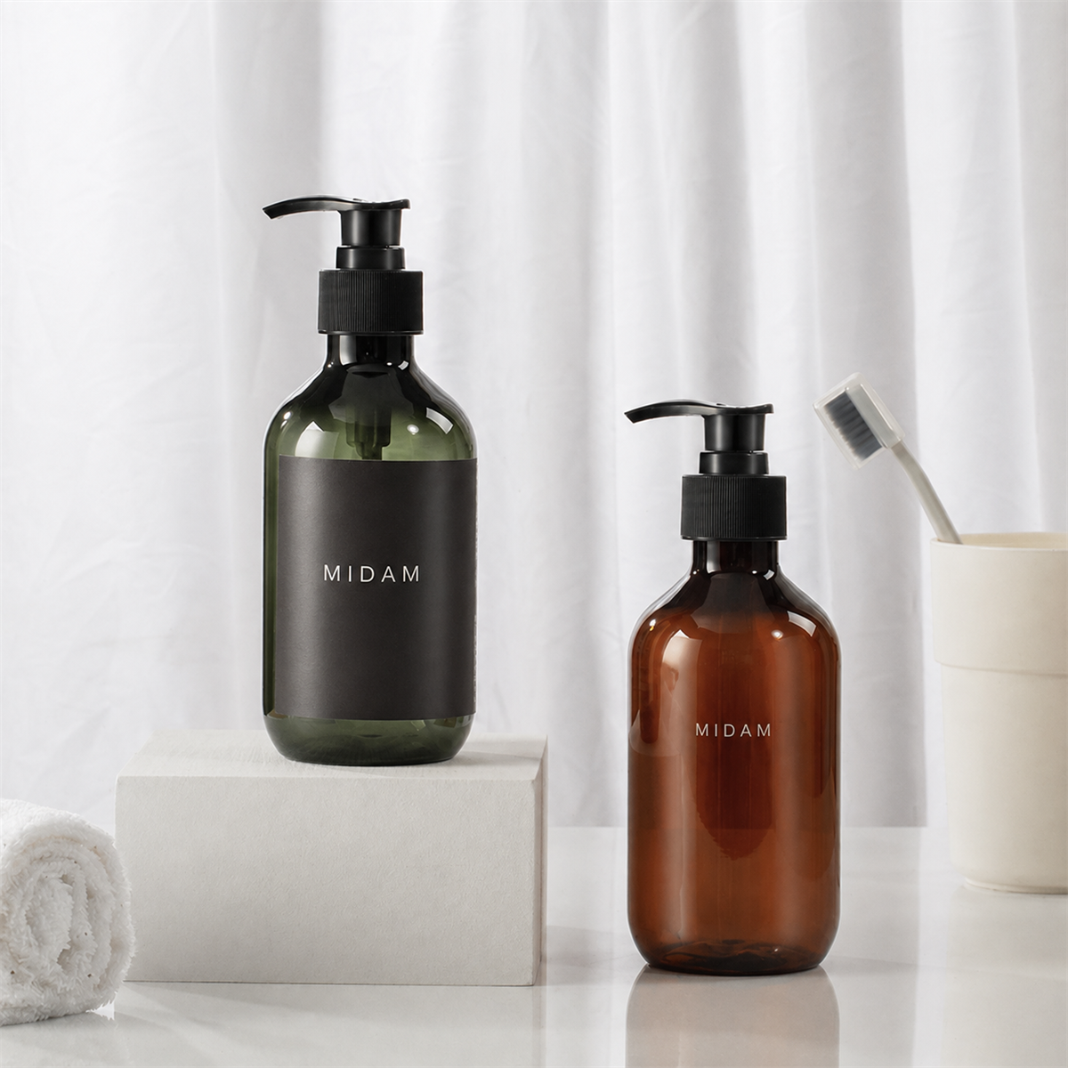 MB-0191 PETG 샴푸·바디워시 펌프 용기 300ml/500ml