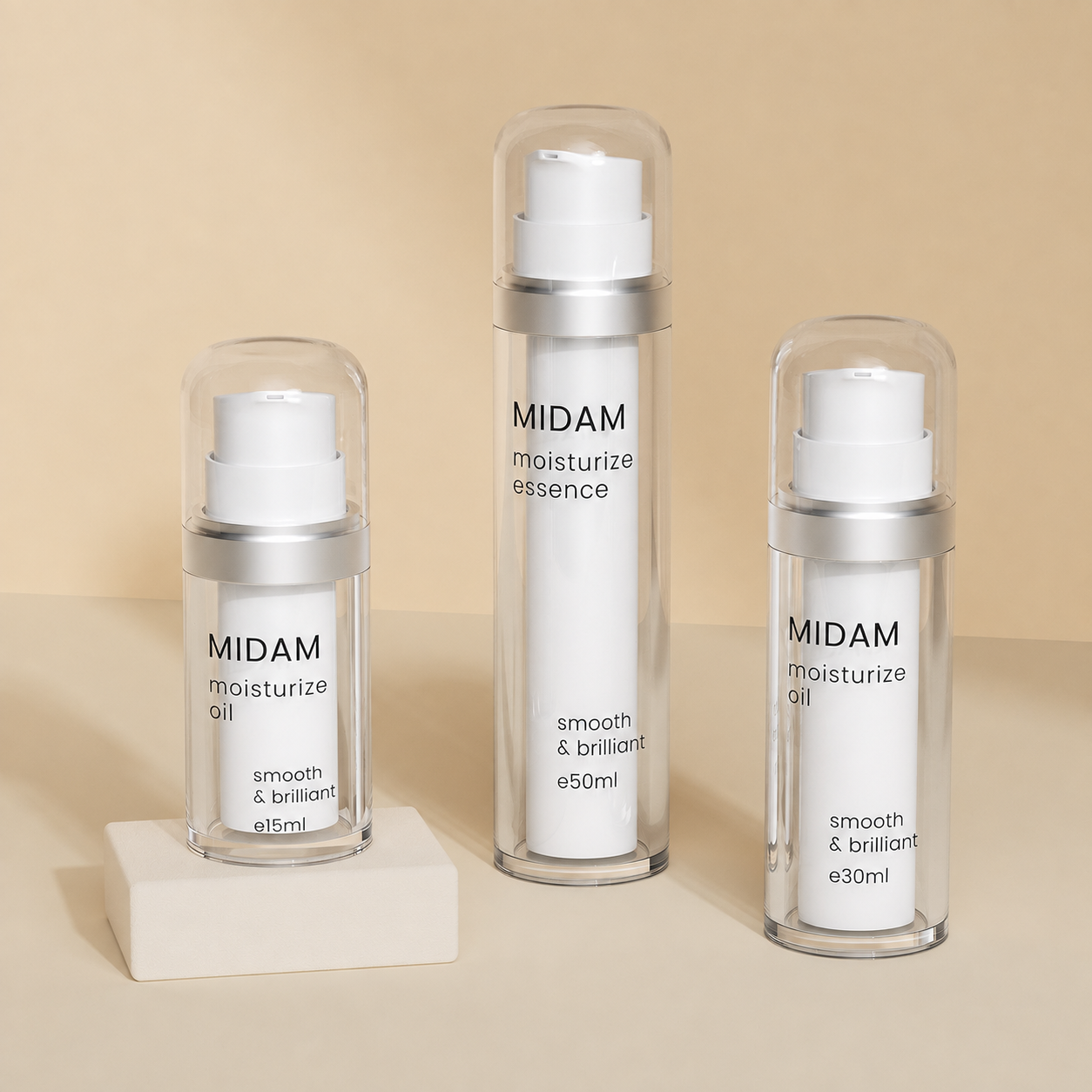MB-0220 PP 리필형 에어리스 에센스·아이크림 용기 15ml/30ml/50ml