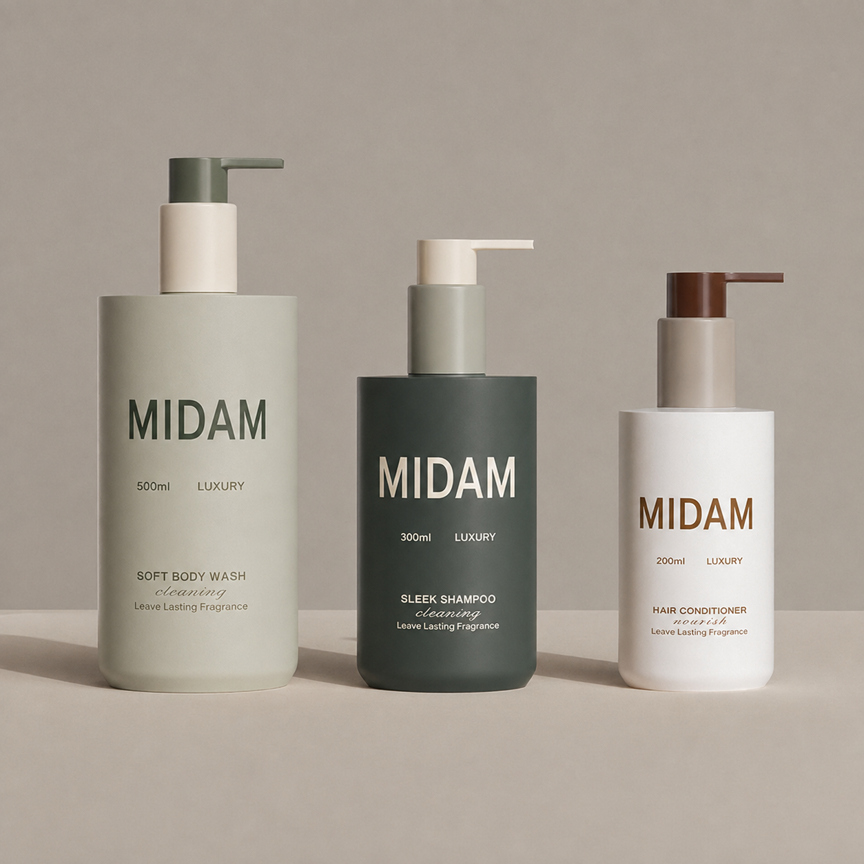 MB-0224 PE 로션·샴푸 펌프 용기 100ml/200ml/300ml/500ml