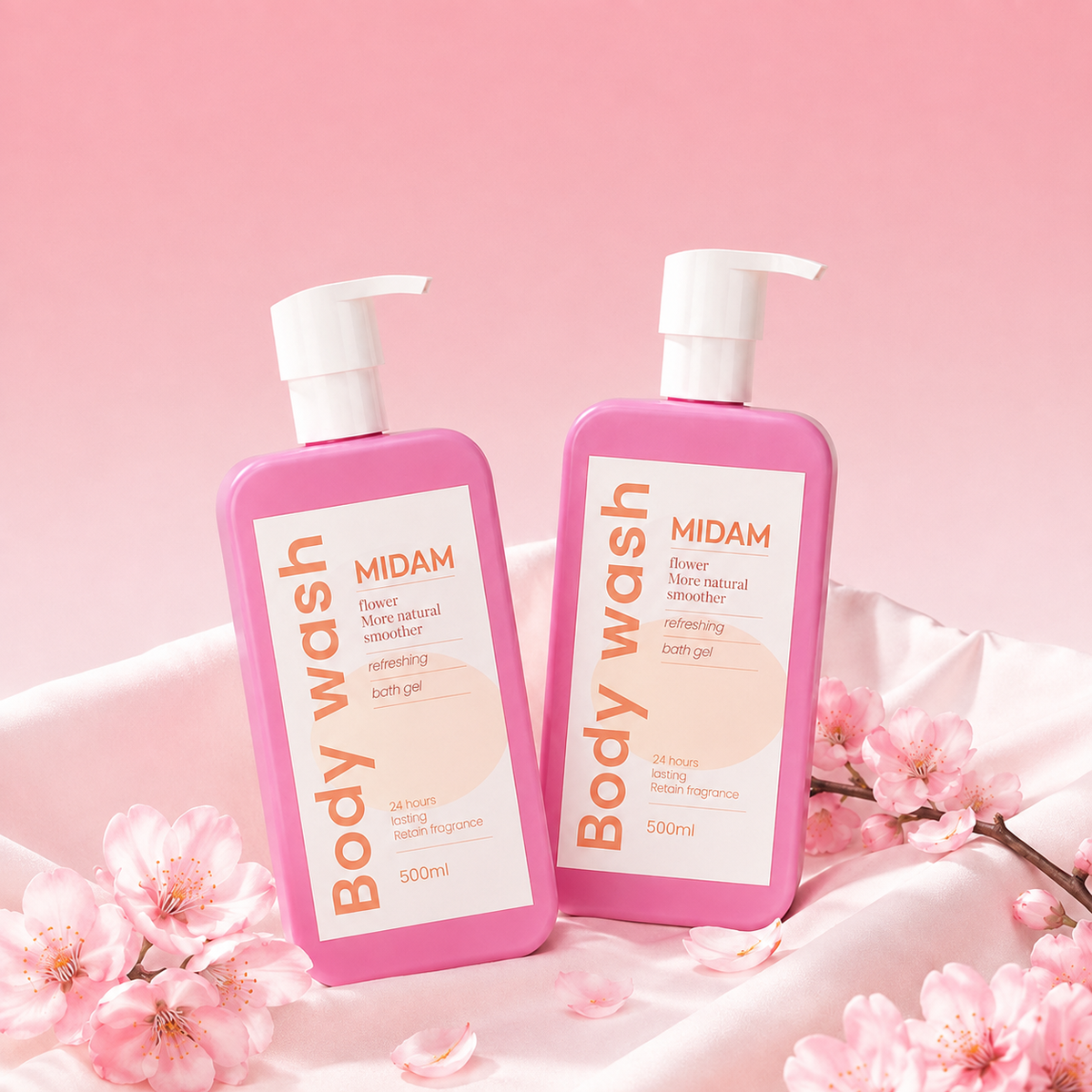 MB-0295 PE 샴푸·바디워시 펌프 용기 250ml/350ml/500ml