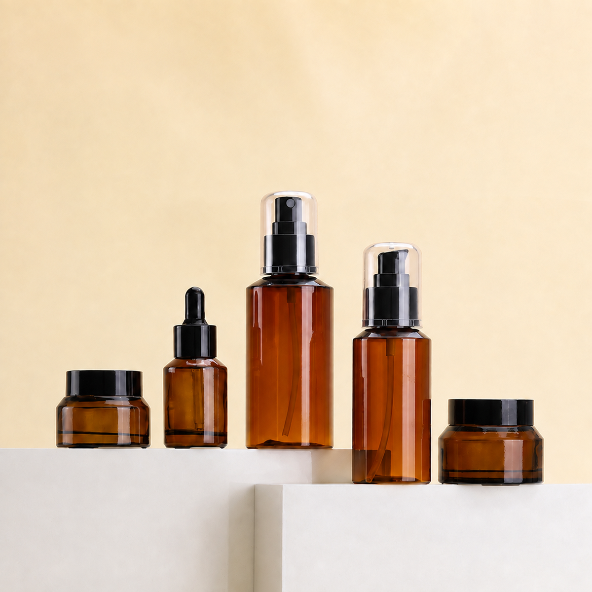 MB-0310 유리·PETG 스킨케어 용기 세트 30g/50g/30ml/100ml