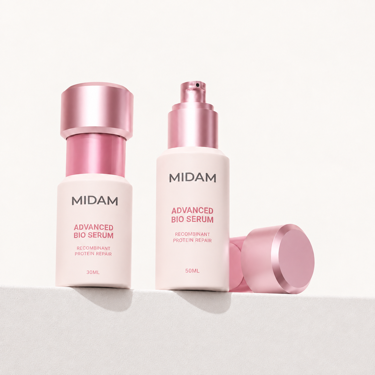 MB-0378 플라스틱 진공 에센스 펌프 용기 30ml/50ml