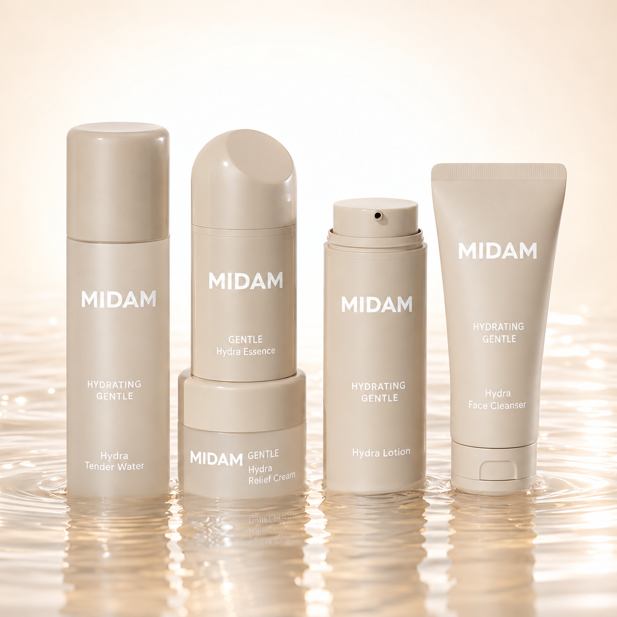MB-0329 PETG·PP 스킨케어 용기 세트 50g/50ml/100ml/100g