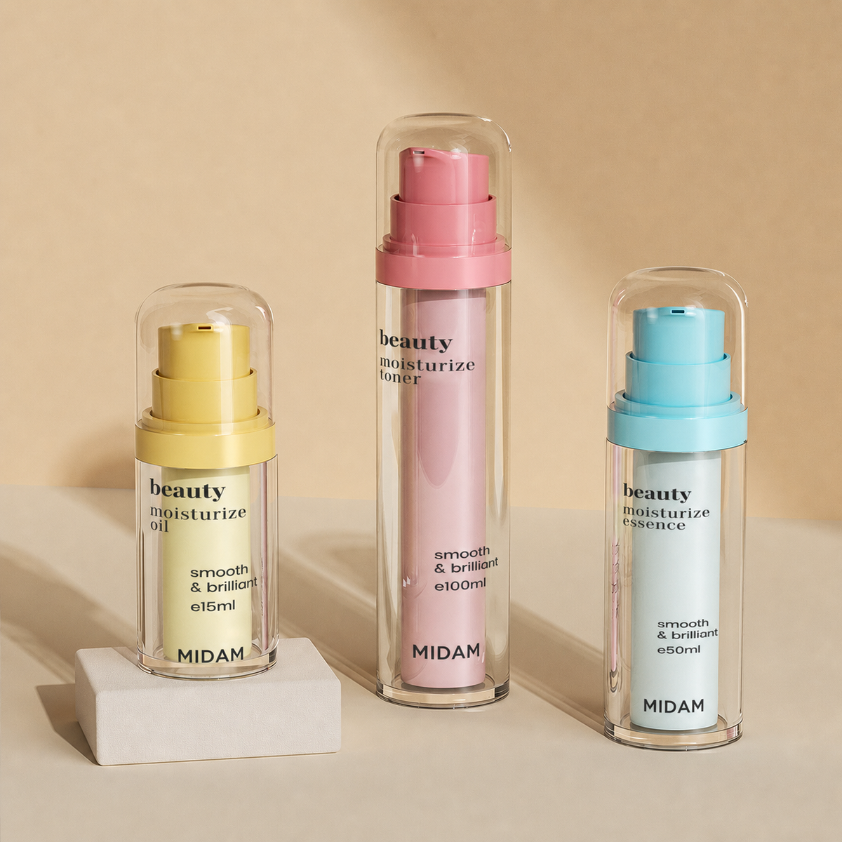 MB-0289 리필형 에어리스 펌프 용기 15ml/30ml/50ml