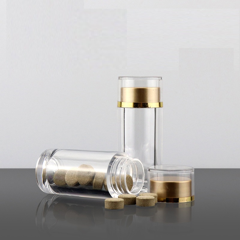 MB-0145 아크릴 이중 휴대용 건강약품 병 12ml
