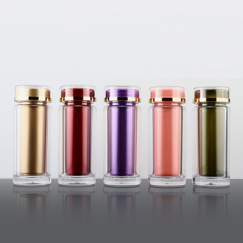 MB-0144 아크릴 이중 휴대용 건강약품 병 80ml