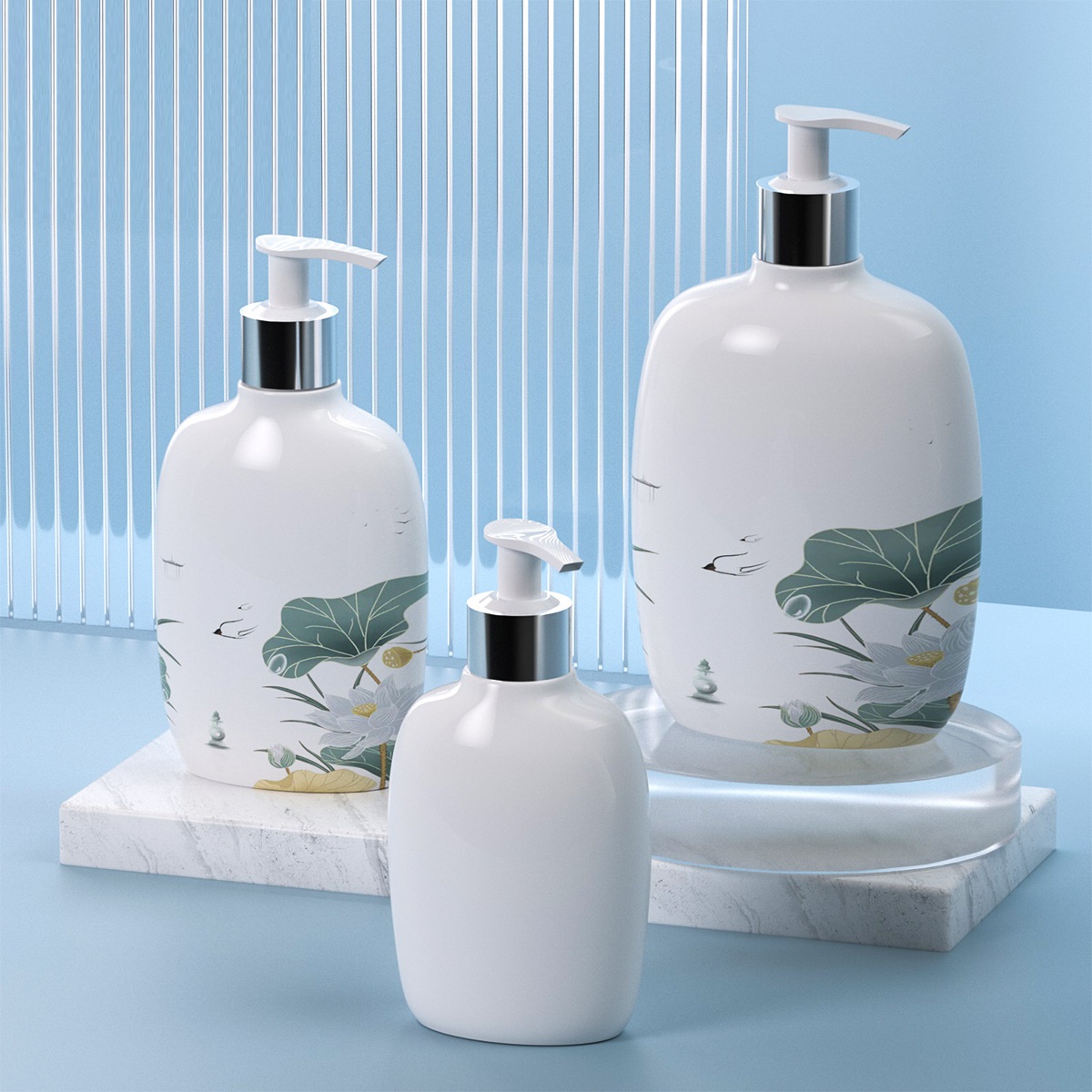 MB-0188 PETG 바디워시 바디크림 샴푸병 200ml/300ml/500ml