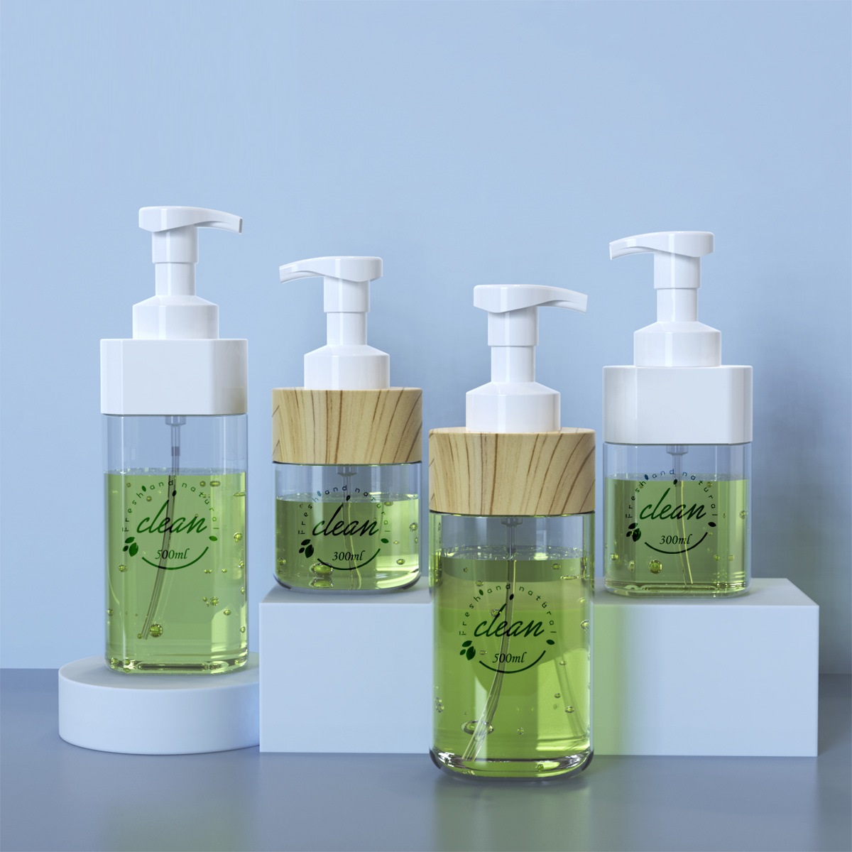 MB-0182 PETG 바디워시 바디크림 샴푸병 300ml/500ml