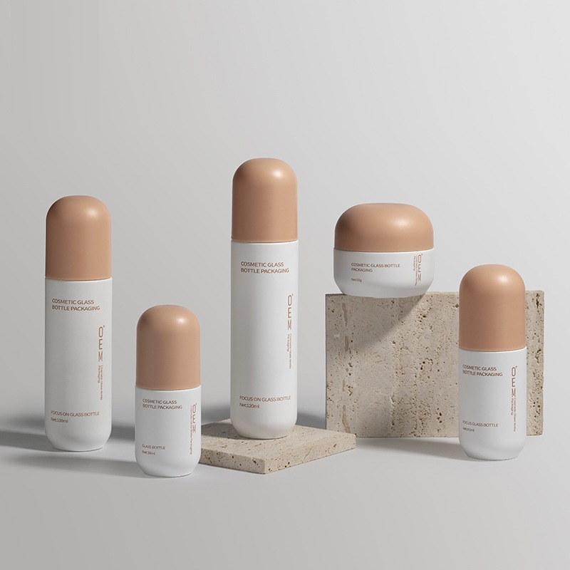 MB-0126 크림 에센스 앰플 미스트 유리병 세트 50g/30ml/50ml/100ml/120ml
