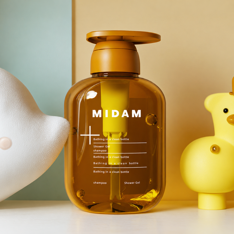 MB-0939 PET 타원형 숄더 펌프 용기 300ml