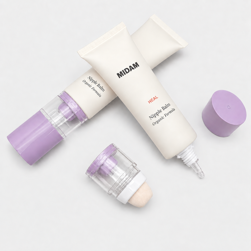 MB-0865 스펀지 어플리케이터 PE 튜브 용기 D30 25–60ml