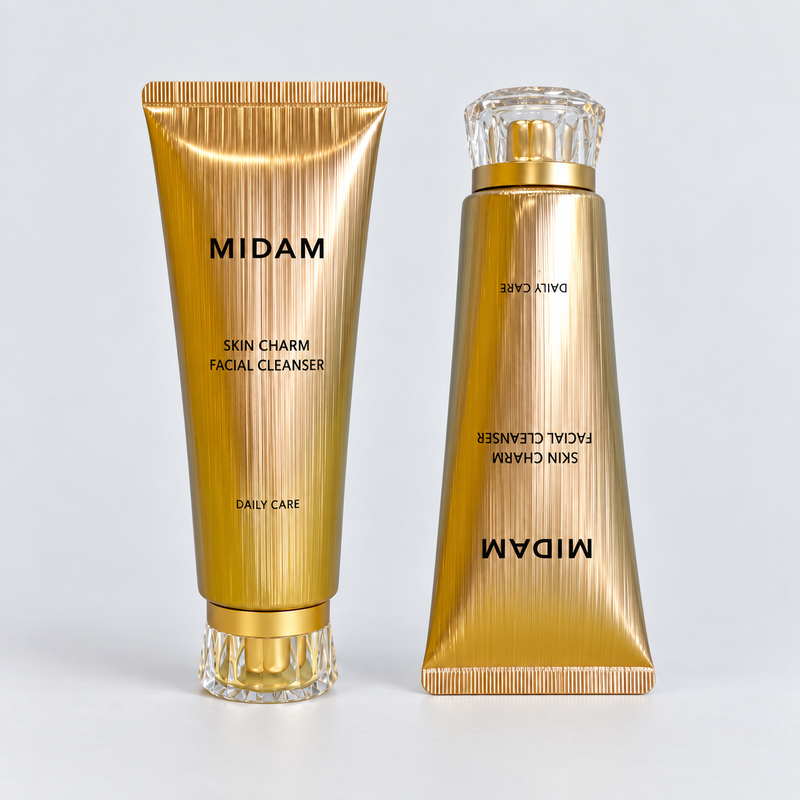 MB-0875 ABL 골드 텍스처 튜브 용기 D40 50–120ml